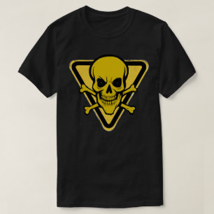 Bio Hazard Grinning Skull T - Shirt V2