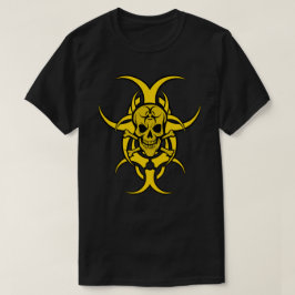 Bio Hazard Grinning Skull T - Shirt v3