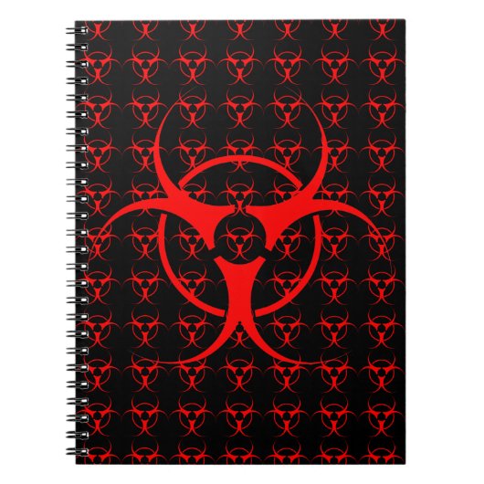 Bio-hazard Notebook Biohazard Sketch Pad Journal Notizblock (Vorderseite)