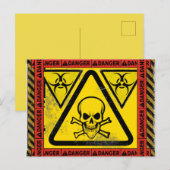 Bio Hazard Post Card Postkarte (Vorne/Hinten)