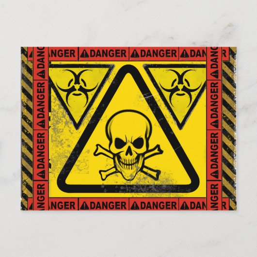 Bio Hazard Post Card Postkarte (Vorderseite)