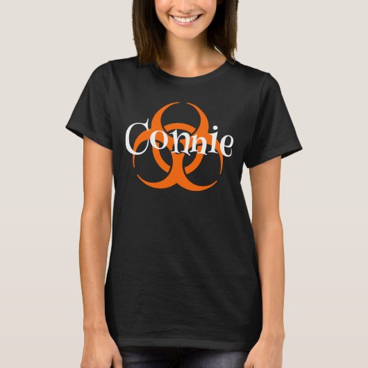 Bio Hazard Symbol mit Mary Beth T-Shirt (Vorderseite)