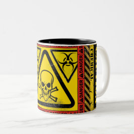 Bio-Hazard-Tasse V6 Zweifarbige Tasse