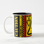 Bio-Hazard-Tasse V6 Zweifarbige Tasse (Links)