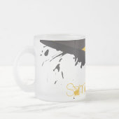 Bio Hazard Vorsicht bei Mattiertem Glass Coffee Ta Mattglastasse (Links)