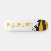 Bio Hazard Vorsicht Tape Comp Skateboard (Horizontal)