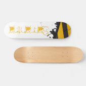 Bio Hazard Vorsicht Tape Mini Skateboard (Horizontal)