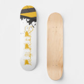 Bio Hazard Vorsicht Tape Mini Skateboard (Vorderseite)