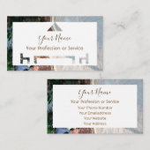 Bio Holz für Innenarchitektur und Möbel, aber! Visitenkarte (Vorne/Hinten)