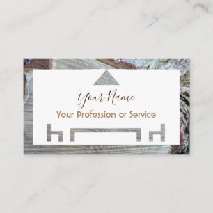 Bio Holz für Innenarchitektur und Möbel, aber! Visitenkarte