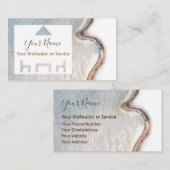 Bio Holz für Innenarchitektur und Möbel! Bu Visitenkarte (Vorne/Hinten)