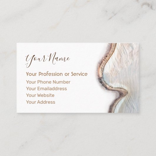 Bio Holzdesign und Möbel! Visitenkarte (Rückseite)