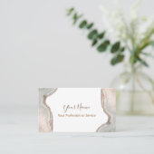 Bio Holzdesign und Möbel! Visitenkarte (Stehend Vorderseite)
