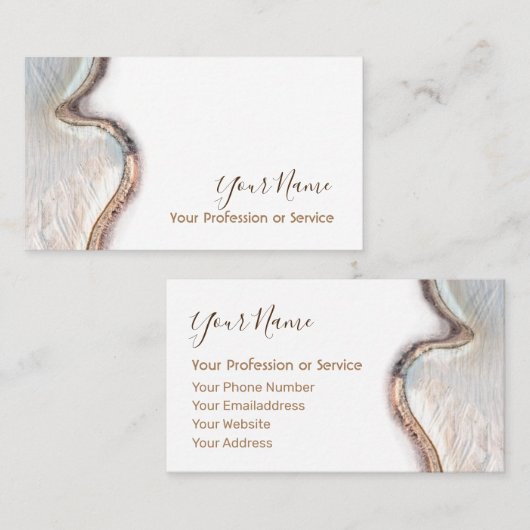 Bio Holzdesign und Möbel! Visitenkarte (Vorne/Hinten)