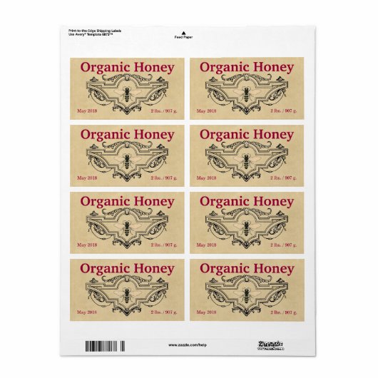 Bio Honey Bee Cartouche (Vorne)