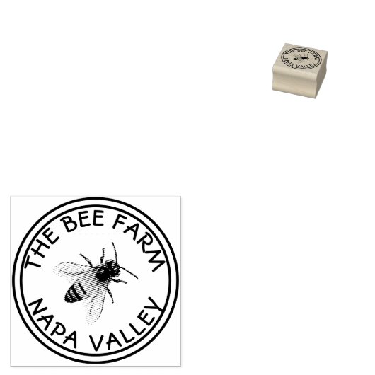 Bio Honey Bee Simple Gummistempel (Stempel)