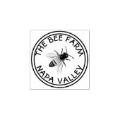 Bio Honey Bee Simple Gummistempel (Prägung)
