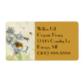 Bio Honey Bees Morning Glory Blume Labels (Vorne)