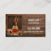 Bio Honig-Bienenzuchtkarte Visitenkarte (Vorderseite)
