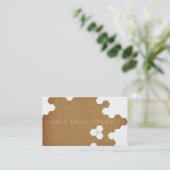 Bio Honigwabe | Natürliches Geschäft Visitenkarte (Stehend Vorderseite)