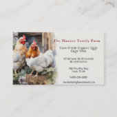 Bio Hühner Visitenkarte (Vorderseite)