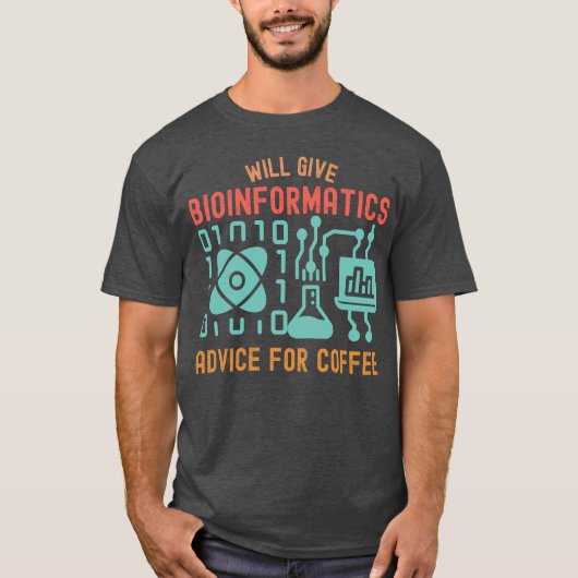 Bio-Informatikberatung für Kaffee T-Shirt (Vorderseite)