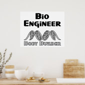 Bio-Ingenieur Körperbauer Poster (Küche)