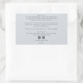 Bio Inhaltsstoffe von Beauty Product Blue Rechteckiger Aufkleber (Tasche)