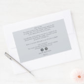 Bio Inhaltsstoffe von Beauty Product Blue Rechteckiger Aufkleber (Umschlag)