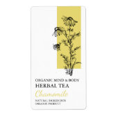 Bio Kamille-Tee-Label (Vorne)