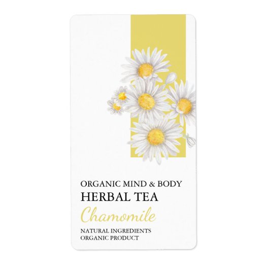 Bio Kamille-Tee-Label (Vorne)