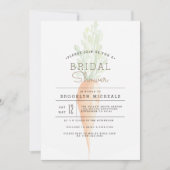 Bio Karotte | Veggie | Brautparty Aquarell Einladung (Vorderseite)