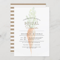 Bio Karotte | Veggie | Brautparty Aquarell