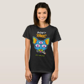 Bio-Katz mit Gras T-Shirt (Vorne ganz)