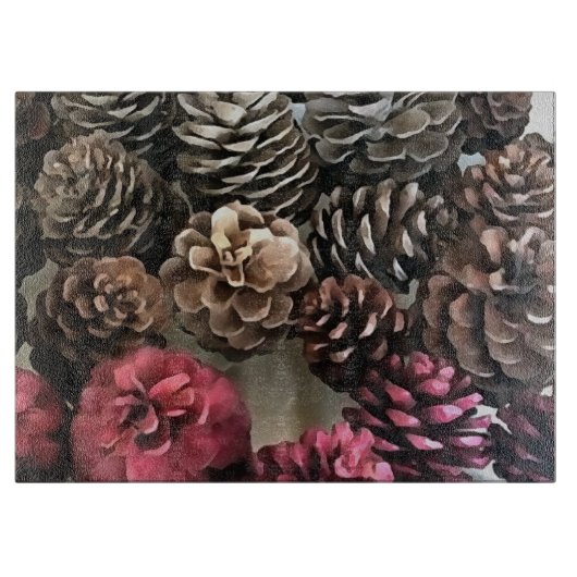 Bio Kiefernholz Schneidebrett (Vorderseite)