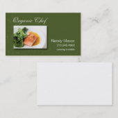 "Bio Kochs-" Catering, gesundes Essen, Nahrung Visitenkarte (Vorne/Hinten)
