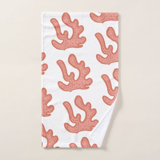 Bio Korallenriff Botanischer Blumenstrand Art Badhandtuch Set (Handtuch)