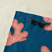 Bio Korallenriff Botanischer Blumenstrand Art Strandtuch (Beispiel)