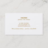 Bio Kräutergarten und Koch Catering Visitenkarte (Rückseite)