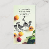 Bio Landwirtschaftliche Visitenkarten Visitenkarte (Rückseite)