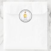 Bio Lavendel-Honey-Label Runder Aufkleber (Tasche)
