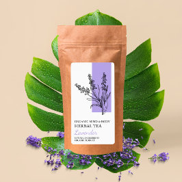 Bio Lavendel-Tee-Label