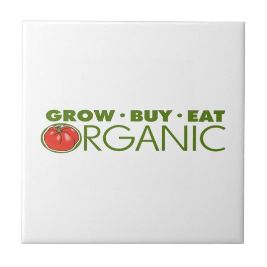 Bio Lebensmittel Fliese (Vorderseite)