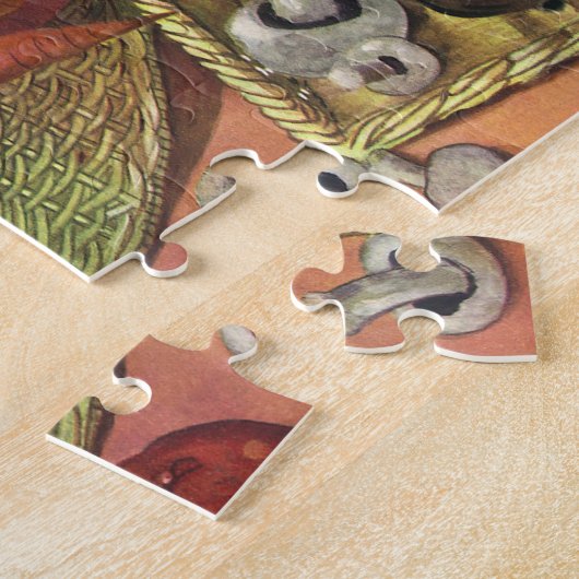 Bio Lebensmittel, Gartengemüse, blühende Blume Puzzle (Seite)