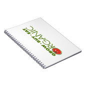 Bio Lebensmittel Notizblock (Rechte Seite)