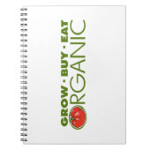 Bio Lebensmittel Notizblock (Vorderseite)