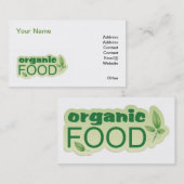 Bio Lebensmittel Visitenkarte (Vorne/Hinten)