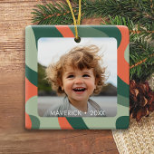 Bio Line Abstrakt Art - 1 Foto Jade Mandarine Keramikornament