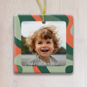 Bio Line Abstrakt Art - 1 Foto Jade Mandarine Keramikornament