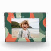 Bio Linie Abstrakt Art - Jade Coral 1 Fotoblock (Vorderseite)